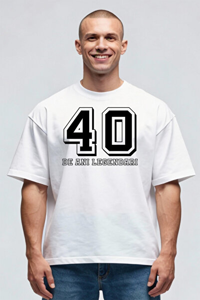 Printees Tricou Oversize - 40 Ani Legendari
