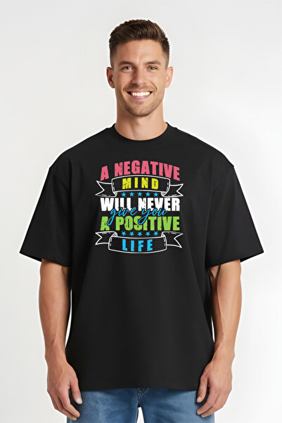 Printees Tricou Oversize - Negative Mind