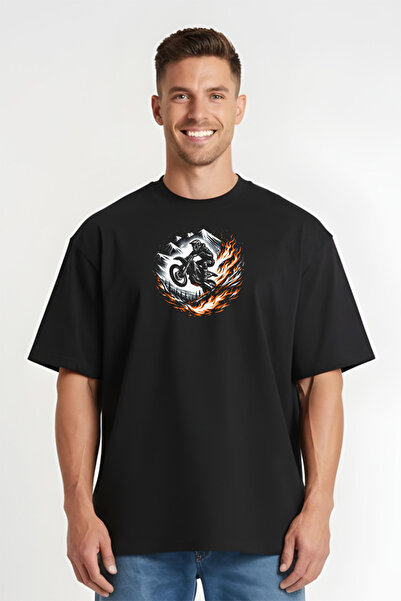 Printees Tricou Oversize - Biker