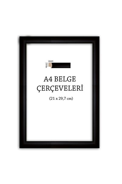 5 Li Set A4 Çerçeve 1. Sınıf 22mm 5'li Paket (renk:siyah)