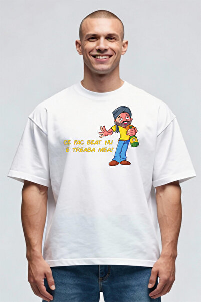 Printees Tricou Oversize - Ce fac beat...