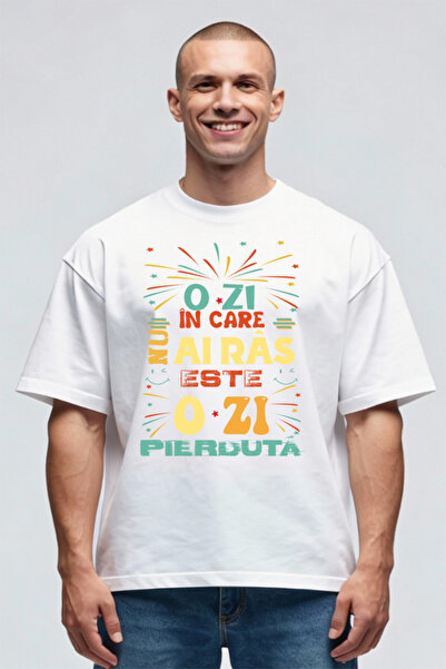 Printees Tricou Oversize - Citat Chaplin