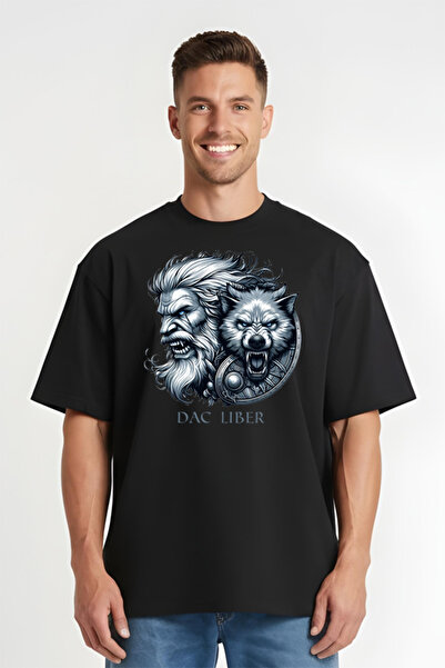 Printees Tricou Oversize - Râzboinic Dac