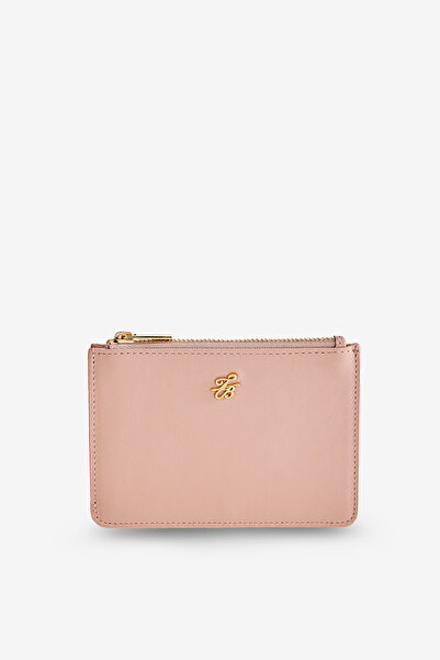 Ted Baker Pembe Bozuk Para Bölmeli Deri Kartlık
