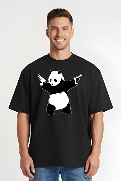 Printees Oversized T-shirt - Gangsta Panda