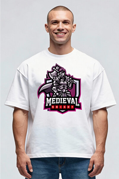 Printees Tricou Oversize - Medieval Knight