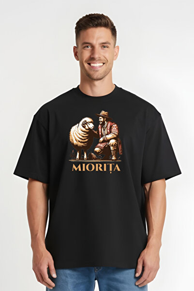 Printees Tricou Oversize - Miorița