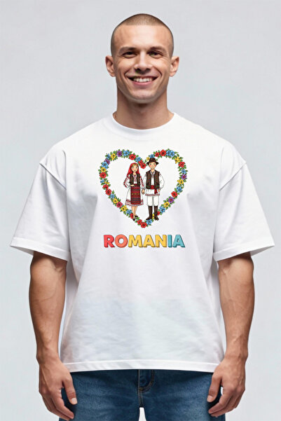 Printees Tricou Oversize - Tineri Din Romania