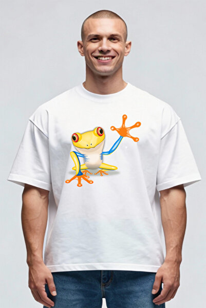 Printees Tricou Oversize - Broscuta Galbena