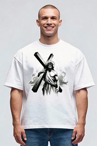 Printees Tricou Oversize - Iisus