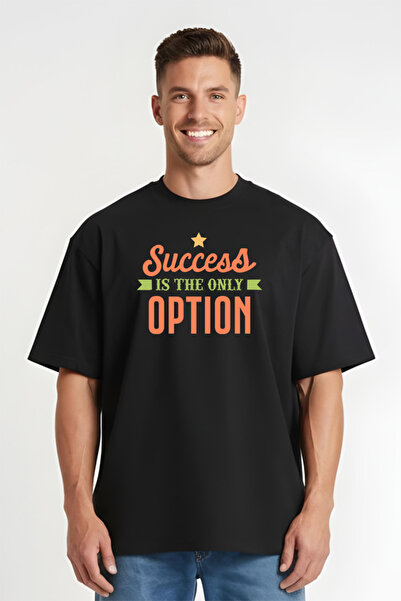 Printees Tricou Oversize - Succes is Only Option