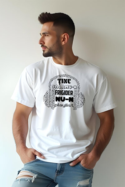 Printees Tricou Oversize - Ține salamu-n frigider, nu în playlyst
