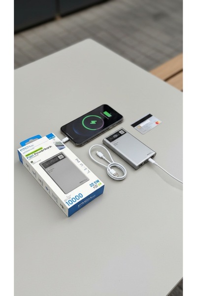 Aysimaİletisim 🔋 ACL PW-135 Wireless Magnetic Fast PowerBank – 10000 mAh – 2...