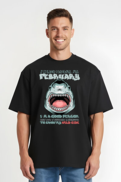 Printees Tricou Oversize - Born Wild Febuary