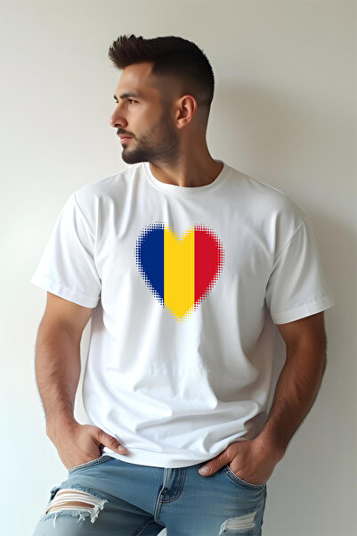 Printees Tricou Oversize - Tricolor România