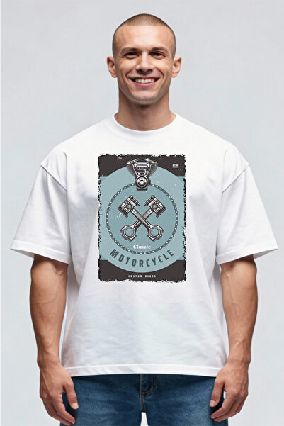Printees Tricou Oversize - Classic Pistons