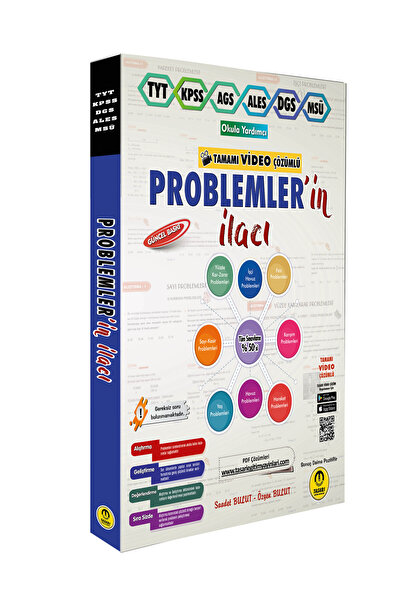 tasarı eğitim yayınları DGS ALES TYT PROBLEM İLACI- VİDEO ÇÖZÜMLÜ