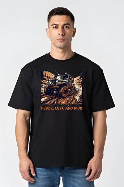 Printees Tricou Oversize - Offroad Peace