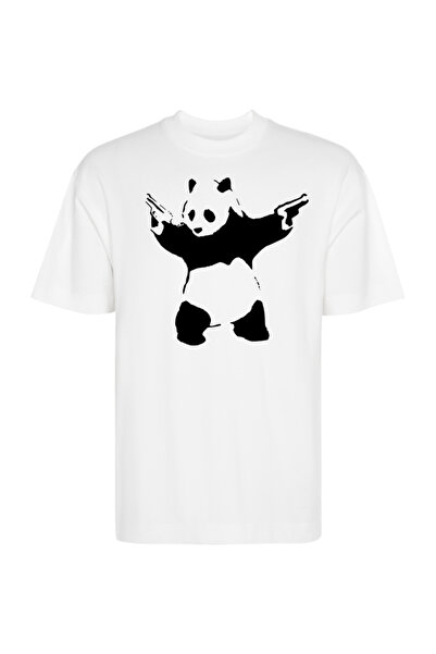 Printees Tricou Oversize - Gangsta Panda