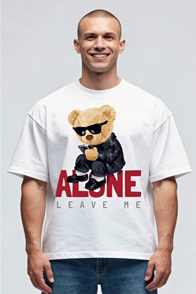 Printees Tricou Oversize - Alone Taddy Bear
