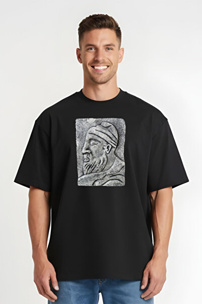 Printees Tricou Oversize - Decebal Columna