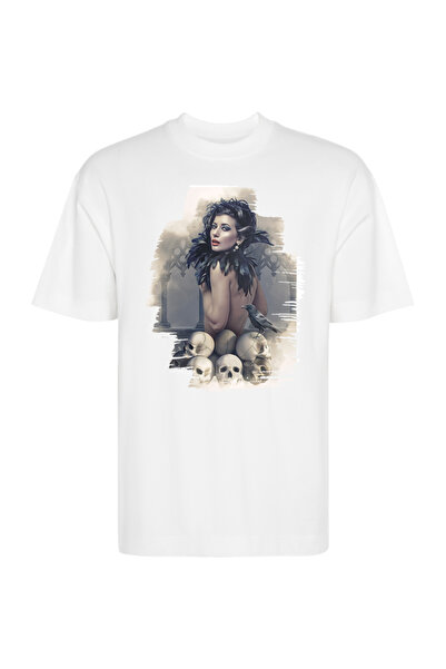Printees Oversize T-shirt - Gothic Portrait