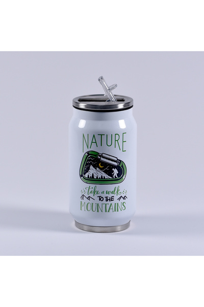 Antok Art AntokArt Termos cu Pai termoizolant metalic 250 ml - Nature