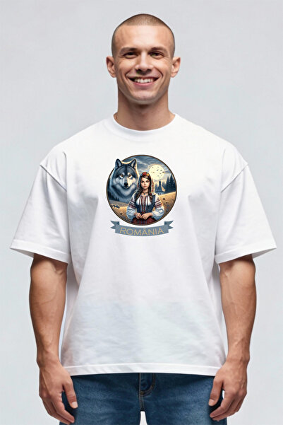 Printees Tricou Oversize - România