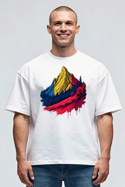 Printees Tricou Oversize - Munții Romaniei