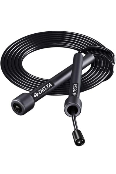 Delta Length Adjustable Jump Rope Black
