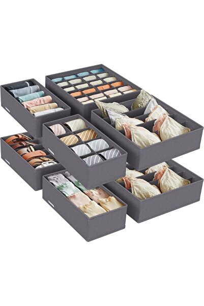 SONGMICS Σετ 8 θηκών οργάνωσης συρταριών εσωρούχων