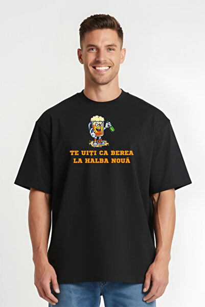 Printees Tricou Oversize - Halba Nouă