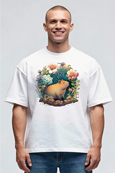 Printees Tricou Oversize - Capybara