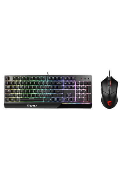 MSI Vigor GK30 Tr Oyuncu Klavye GM08 Clutch Optik Oyuncu Mouse Set