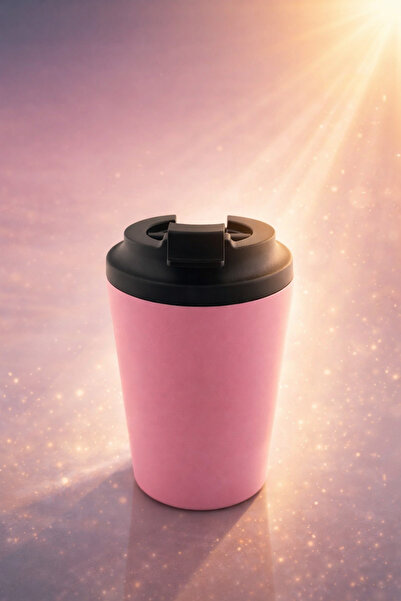 ALMASA Pink hot drink mug 355ml