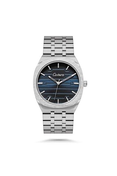catera Men's Steel Watch with Navy Dial