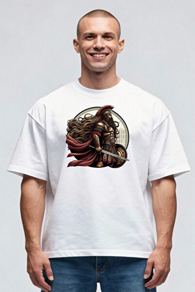 Printees Tricou Oversize - Thracian Warrior