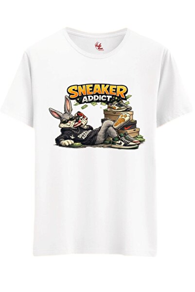 Rabona Fashion Box-Cutting Rabbit – Sneakers Design Children's T-Shirt