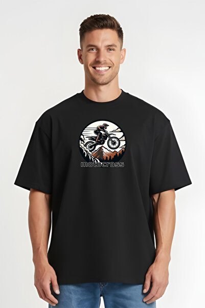 Printees Tricou Oversize - Motocross
