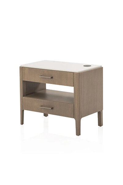 Midas Furniture Milony Nightstand Brown Light Brown