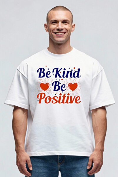 Printees Tricou Oversize - Be Possitive