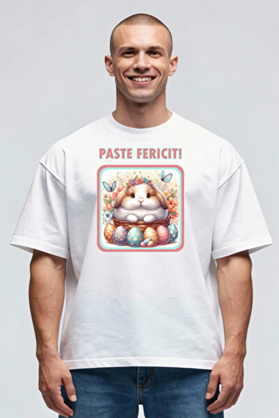 Printees Tricou Oversize - Paște Fericit!