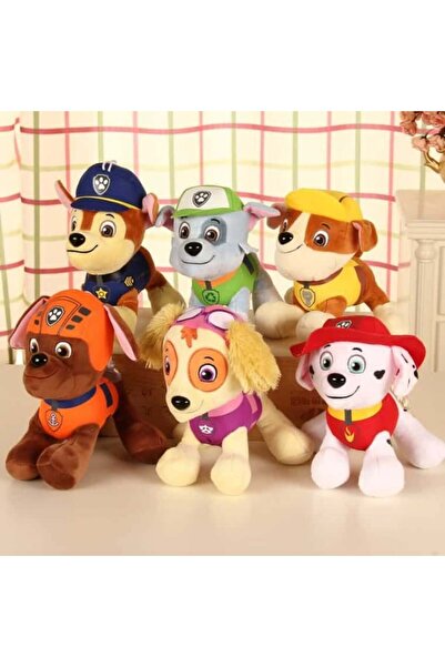 OEM Set de 8 jucării de pluș Patrula Cățelușilor (20–25 cm)