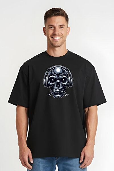 Printees Tricou Oversize - Loud Skull
