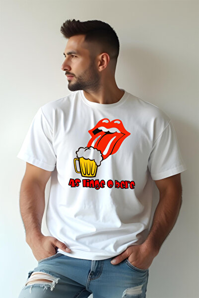 Printees Tricou Oversize - Aș linge o bere