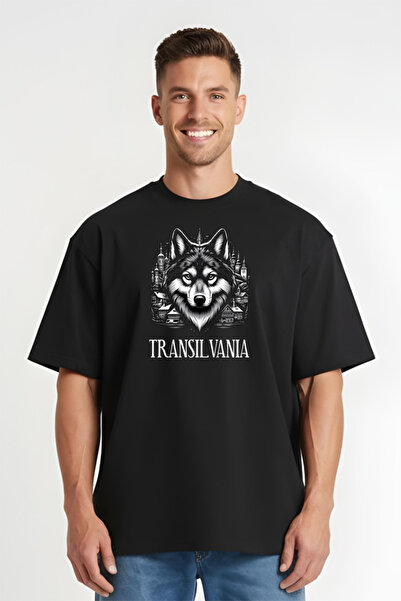 Printees Tricou Oversize - Lup Transilvania