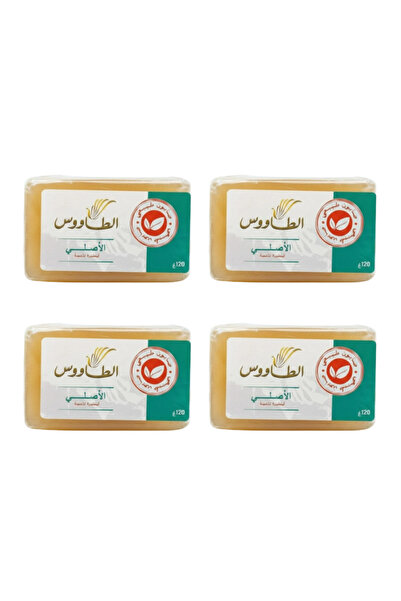 taous صابون الطاووس الطبيعي الأصلي جرام 4 قطع