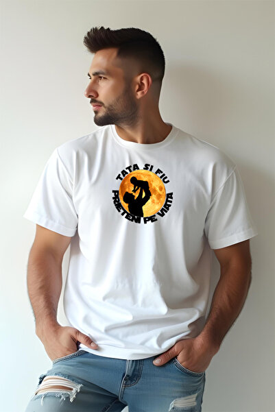 Printees Tricou Oversize - Tată și fiu