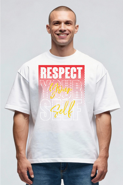 Printees Tricou Oversize - Respect YourSelf