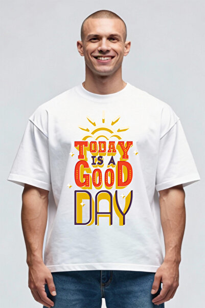 Printees Tricou Oversize - Good Day